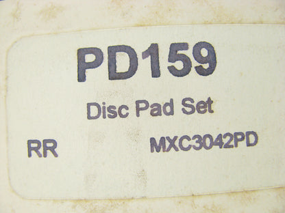 Wagner PD159 Front Disc Brake Pad Set - Semi-Metallic