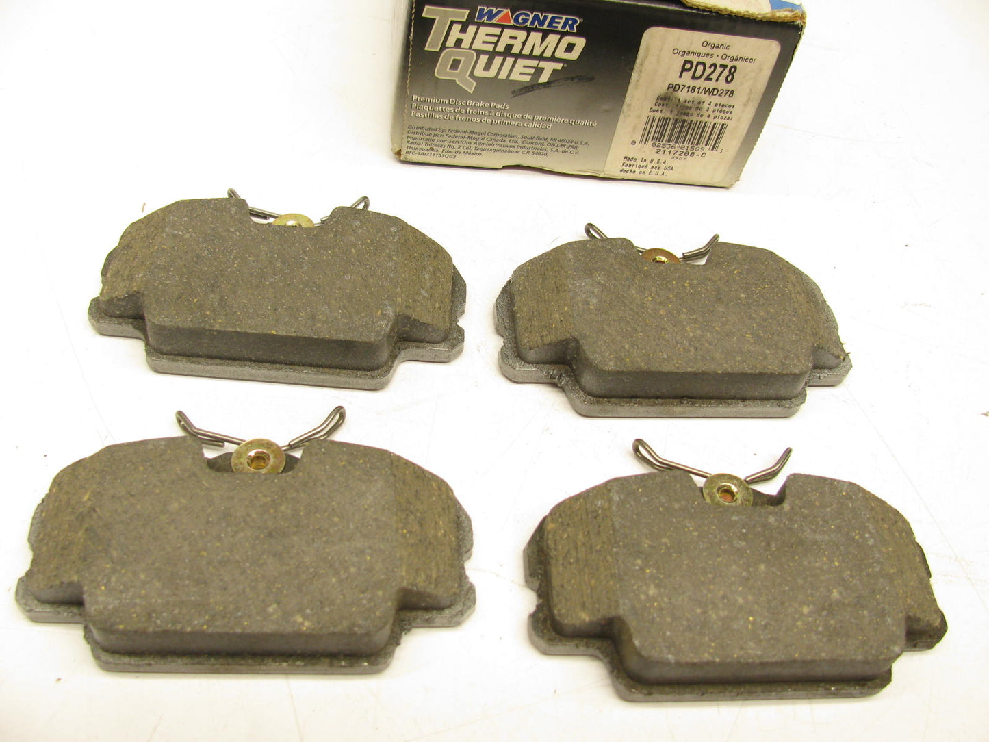 Wagner PD278 Front Disc Brake Pads