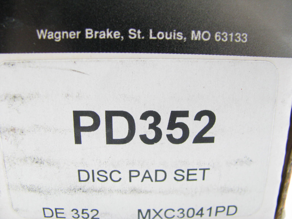 Wagner PD352 Rear Disc Brake Pads - Ceramic