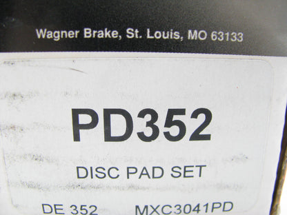 Wagner PD352 Rear Disc Brake Pads - Ceramic