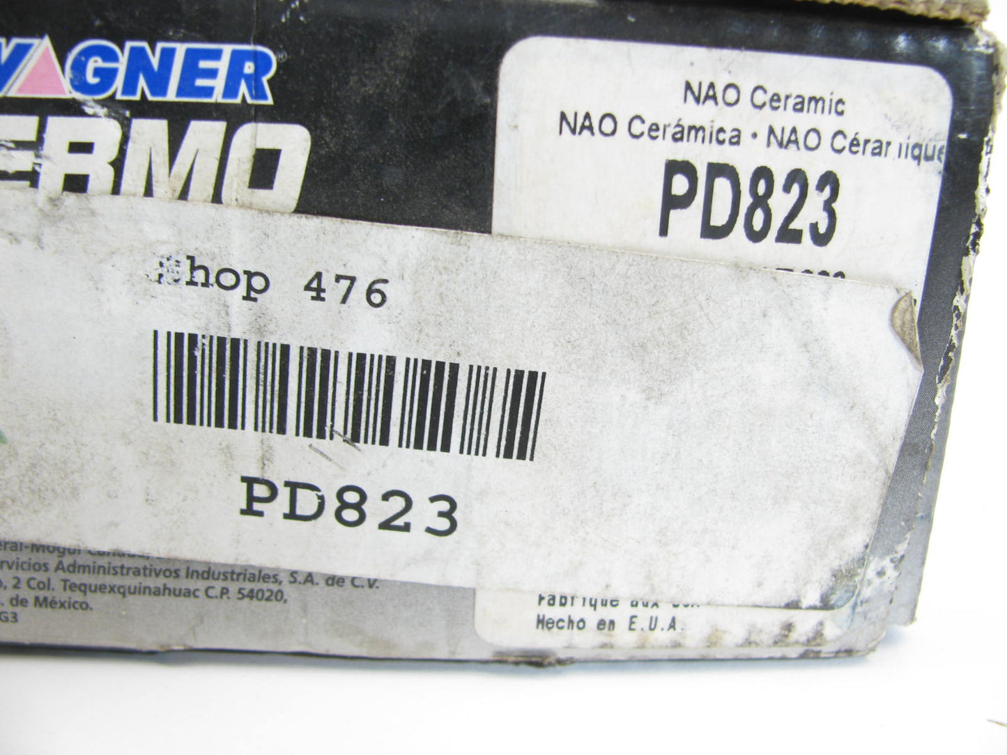 Wagner PD823 Rear Disc Brake Pad Set - Ceramic