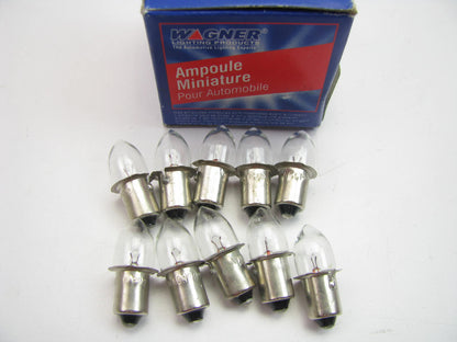 (10) Wagner PR2 Single Contact Miniature Flange Light Bulbs - 2.38V