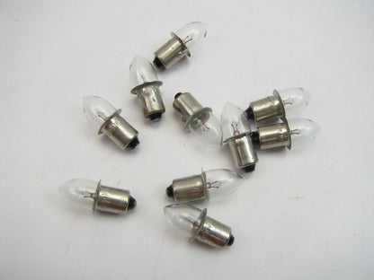 (10) Wagner PR2 Single Contact Miniature Flange Light Bulbs - 2.38V