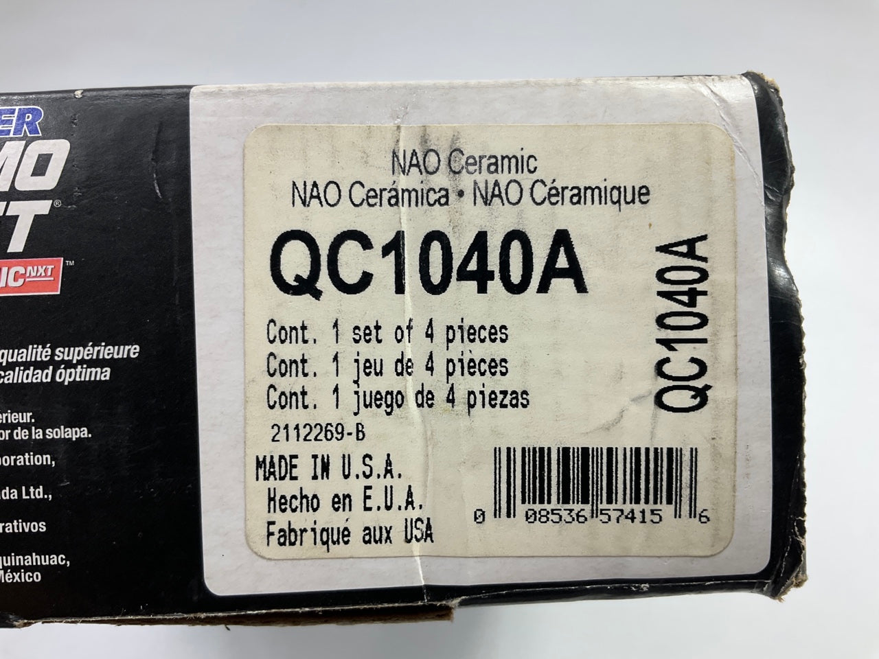 Missing Hardware - Wagner QC1040A Rear ThermoQuiet Brake Pads