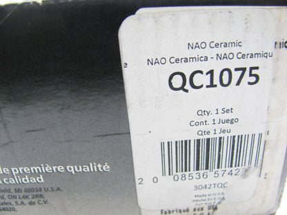 Wagner QC1075 Front Disc Brake Pad Set - Ceramic