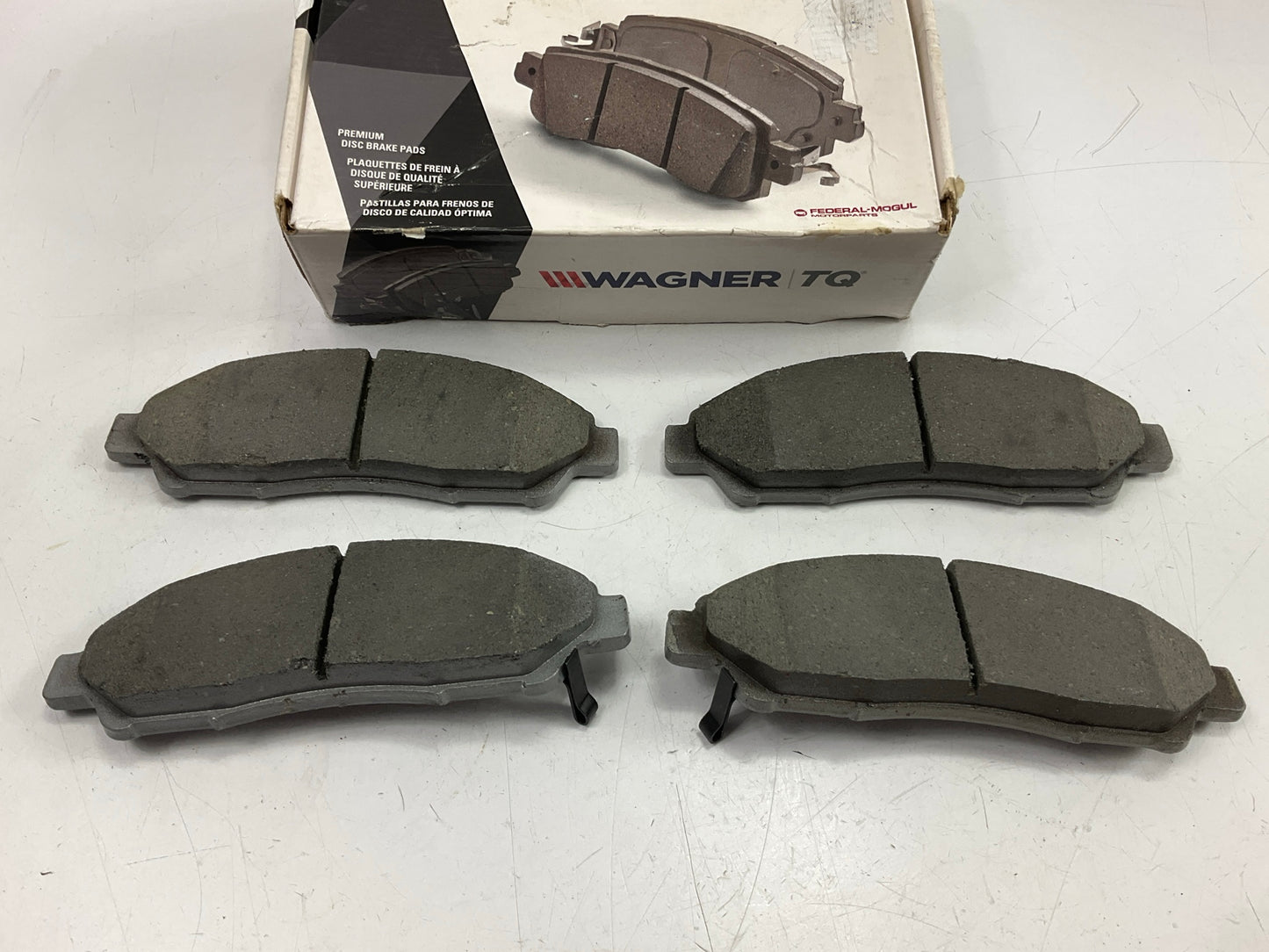 MISSING HARDWARE - Wagner QC1280 Front Ceramic Brake Pads