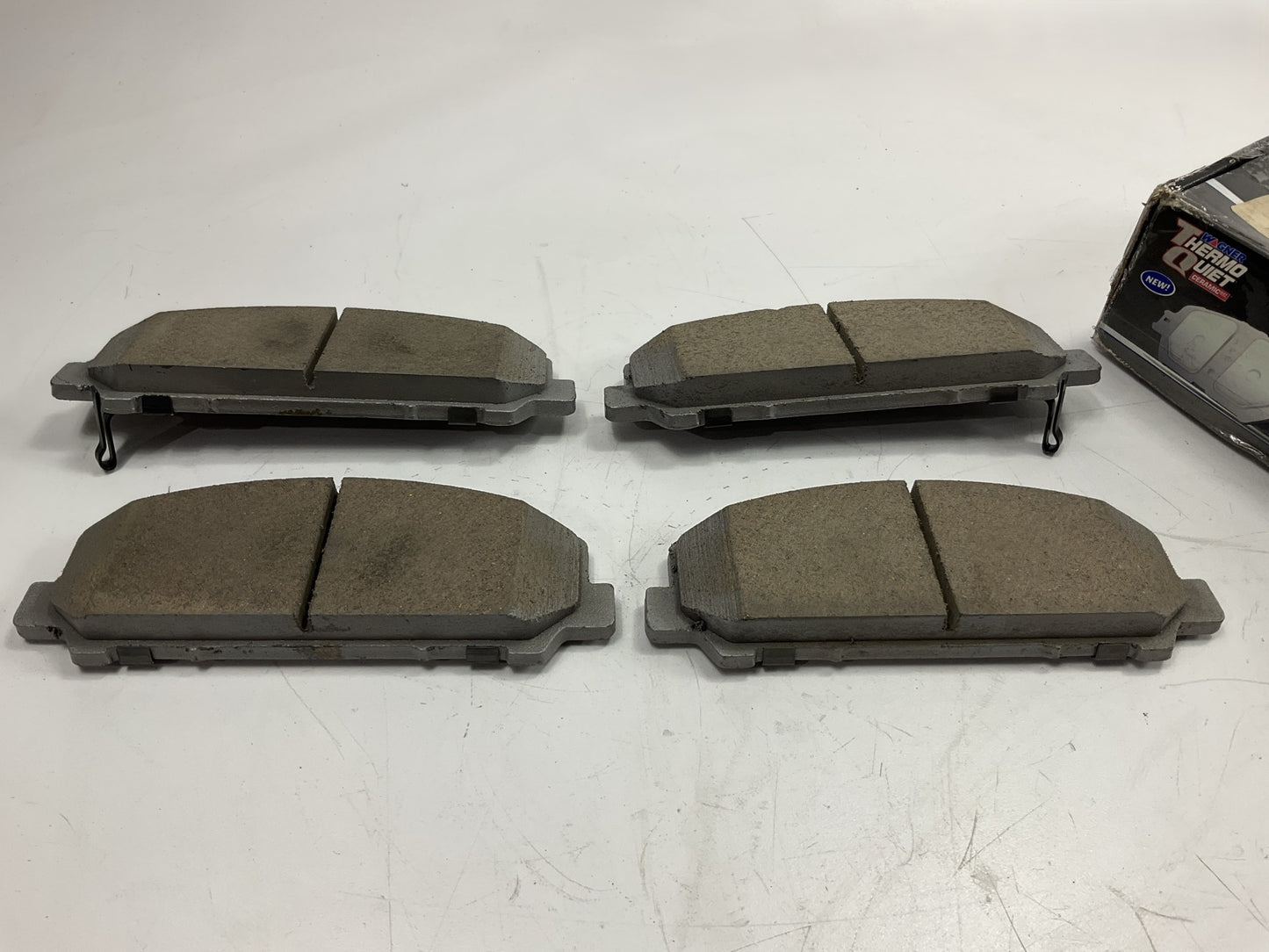 MISSING HARDWARE - Wagner QC1286 Front Disc Brake Pads