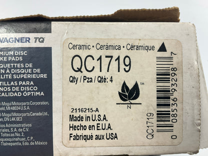 MISSING HARDWARE - Wagner QC1719 Rear Ceramic Brake Pads