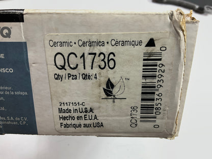 MISSING HARDWARE - Wagner QC1736 Front Ceramic Disc Brake Pads