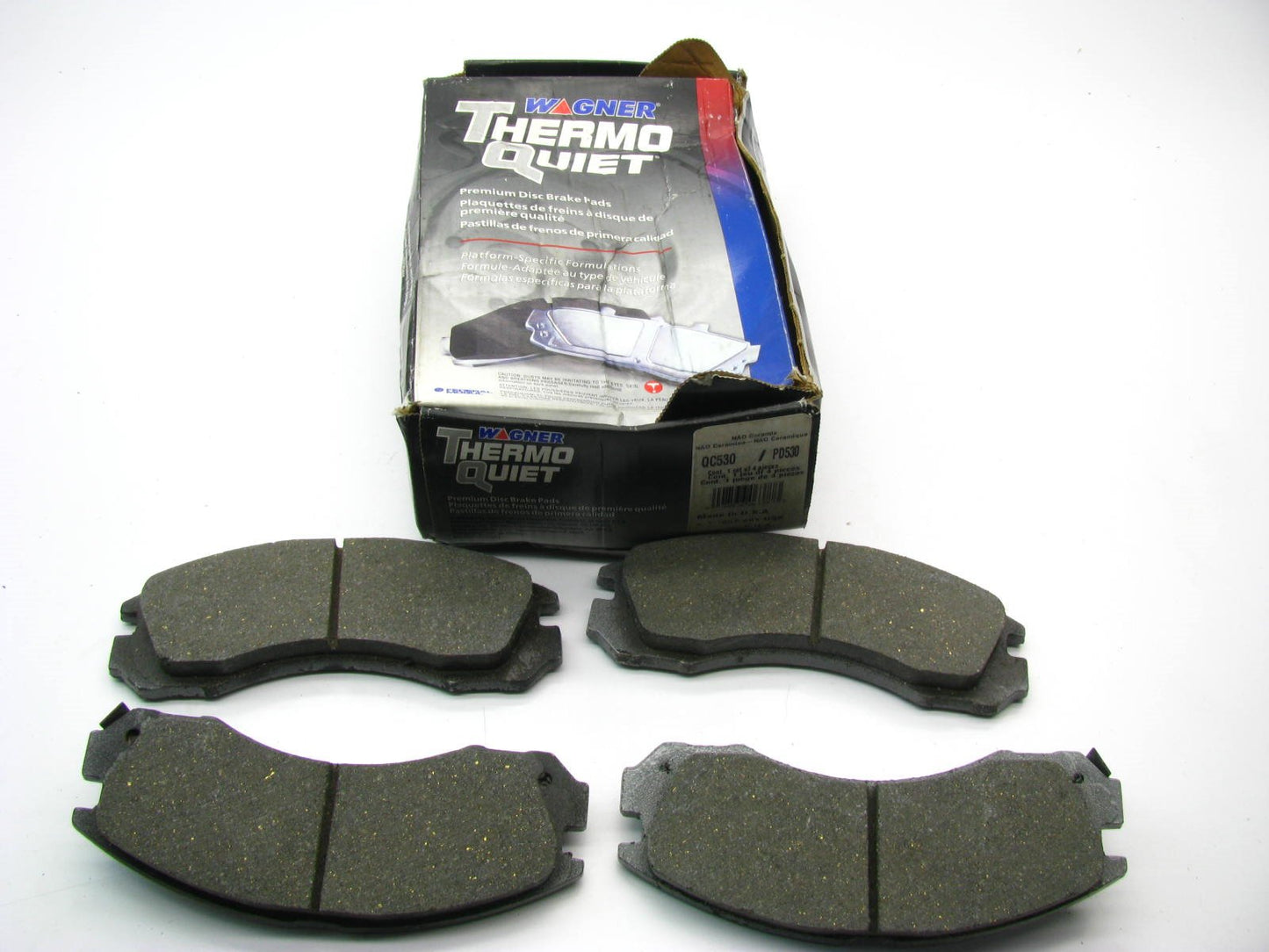 Wagner QC530 ThermoQuiet Front Disc Brake Pads