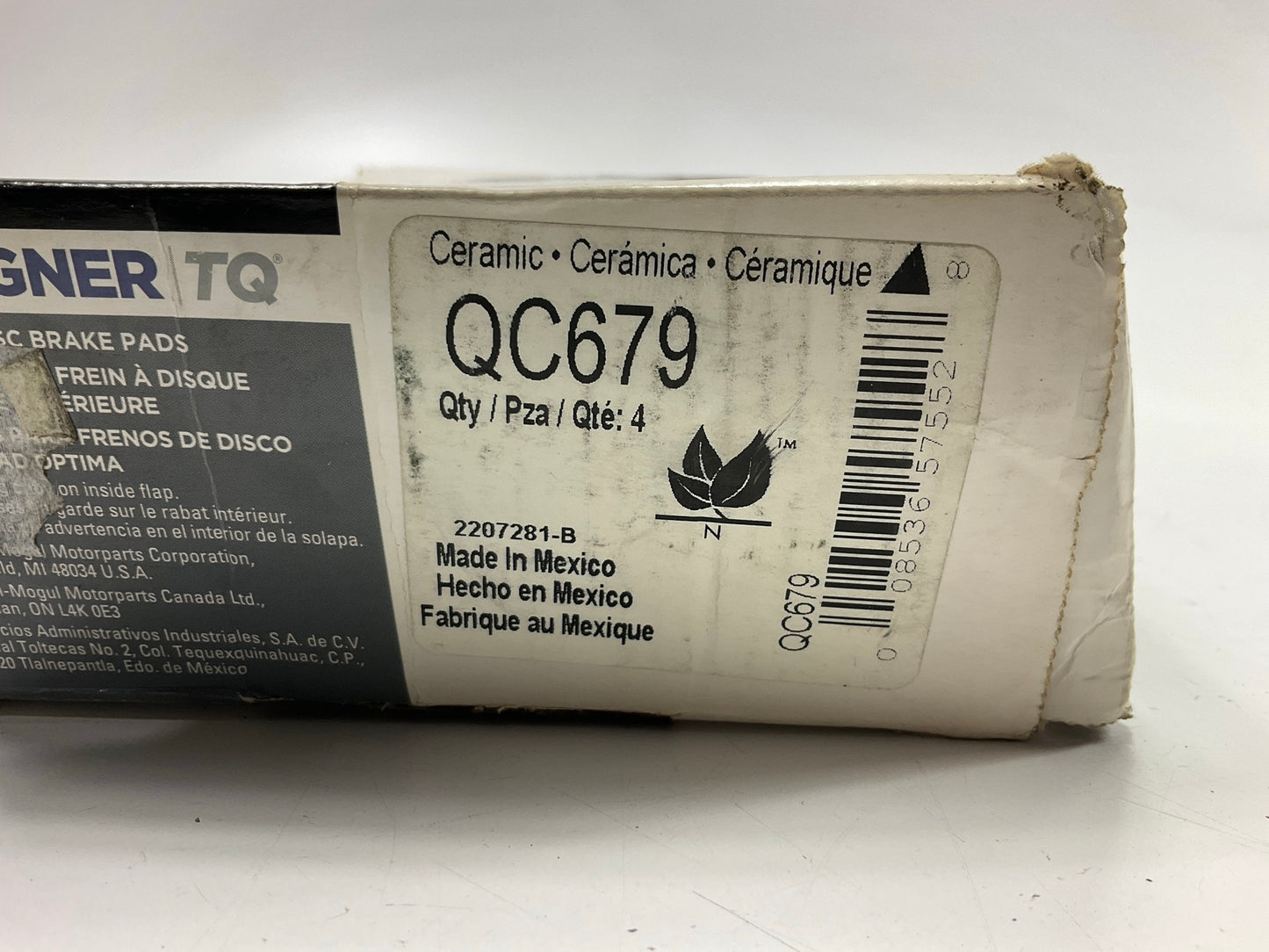 Wagner QC679 Front Ceramic Disc Brake Pads