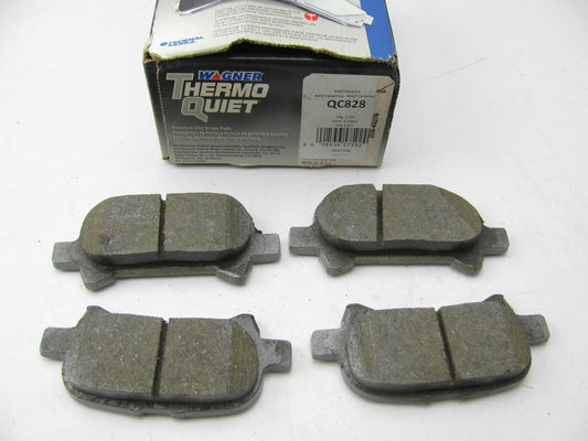 Wagner QC828 ThermoQuiet Rear Disc Brake Pad Set - Ceramic