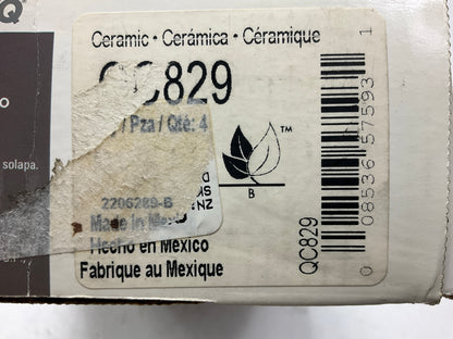 NO HARDWARE - Wagner QC829 Front ThermoQuiet Ceramic Disc Brake Pads