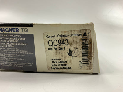 MISSING HARDWARE - Wagner QC943 Front Ceramic Brake Pads