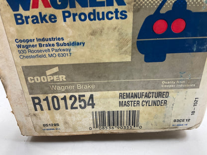 REMAN. Wagner R101254 Brake Master Cylinder