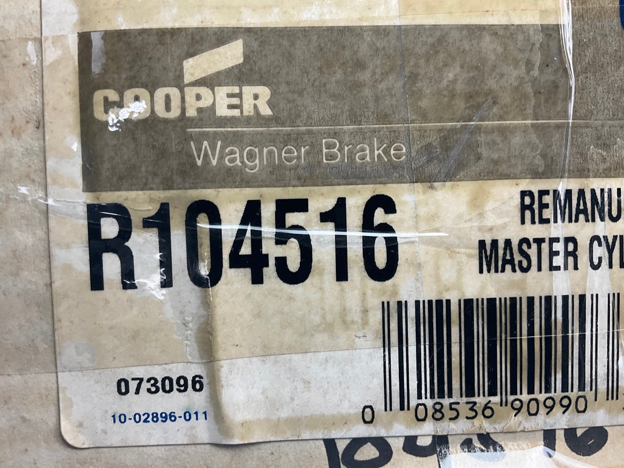 REMNA. Wagner R104516 Brake Master Cylinder