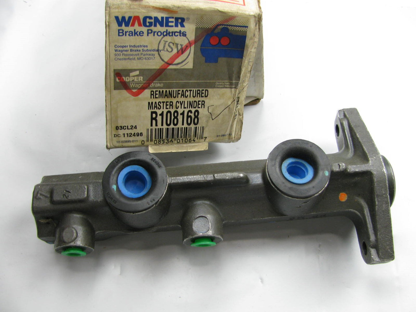REMANUFACTURED Wagner R108168 Brake Master Cylinder 3880354