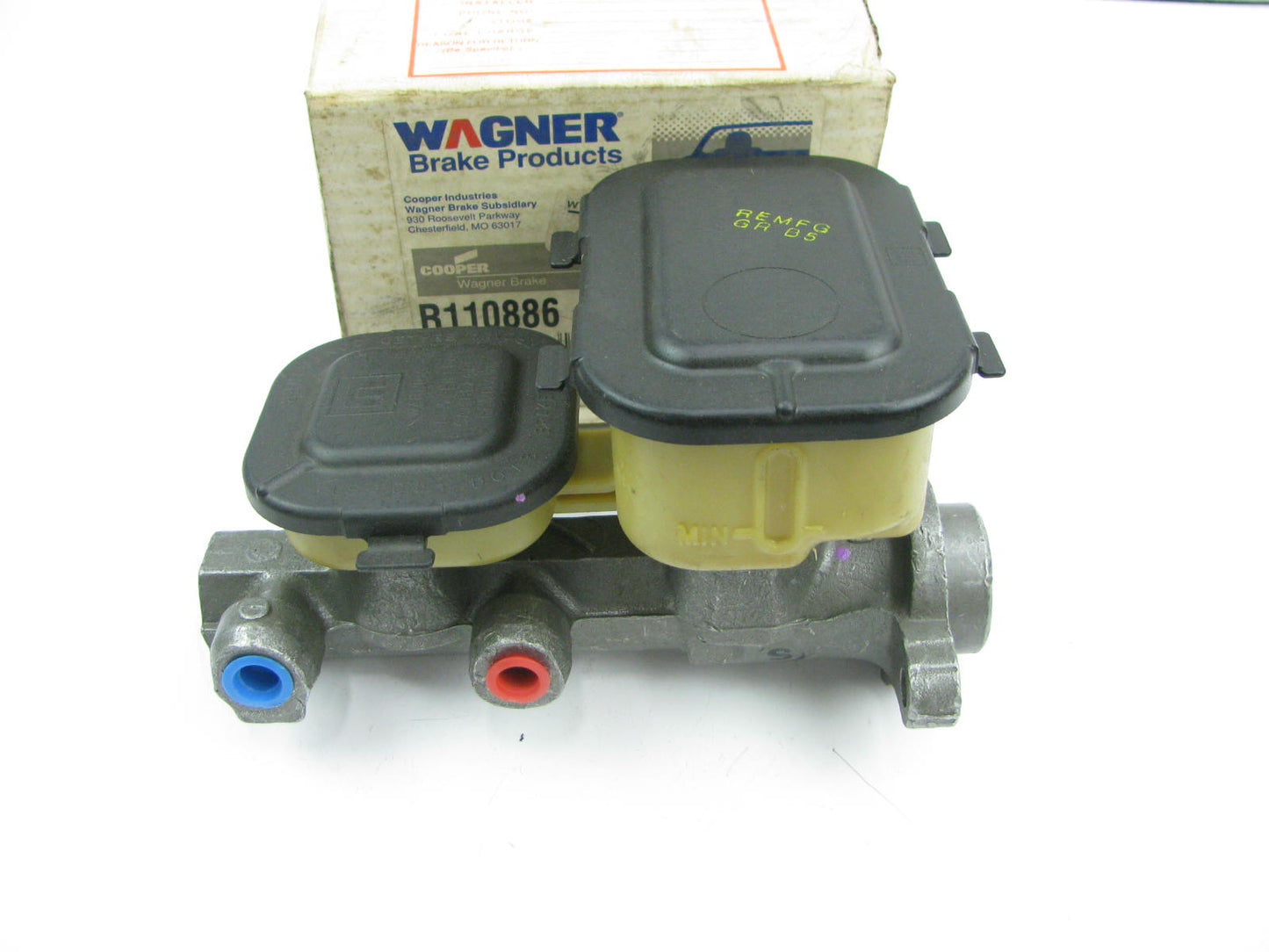 Wagner R110886 REMAN Brake Master Cylinder - 18013438