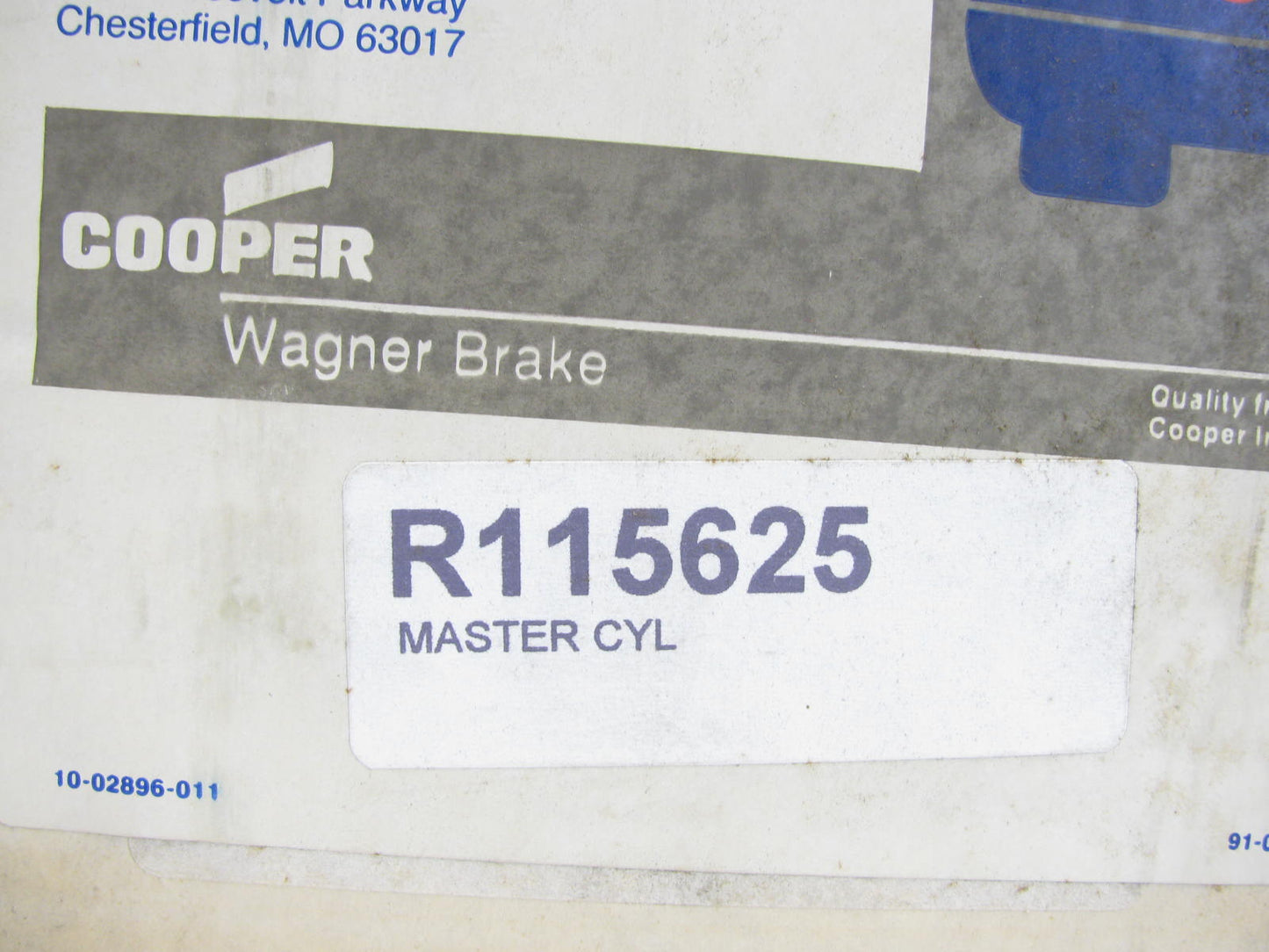 Wagner R115625 Remanufactured Brake Master Cylinder With Reservoir