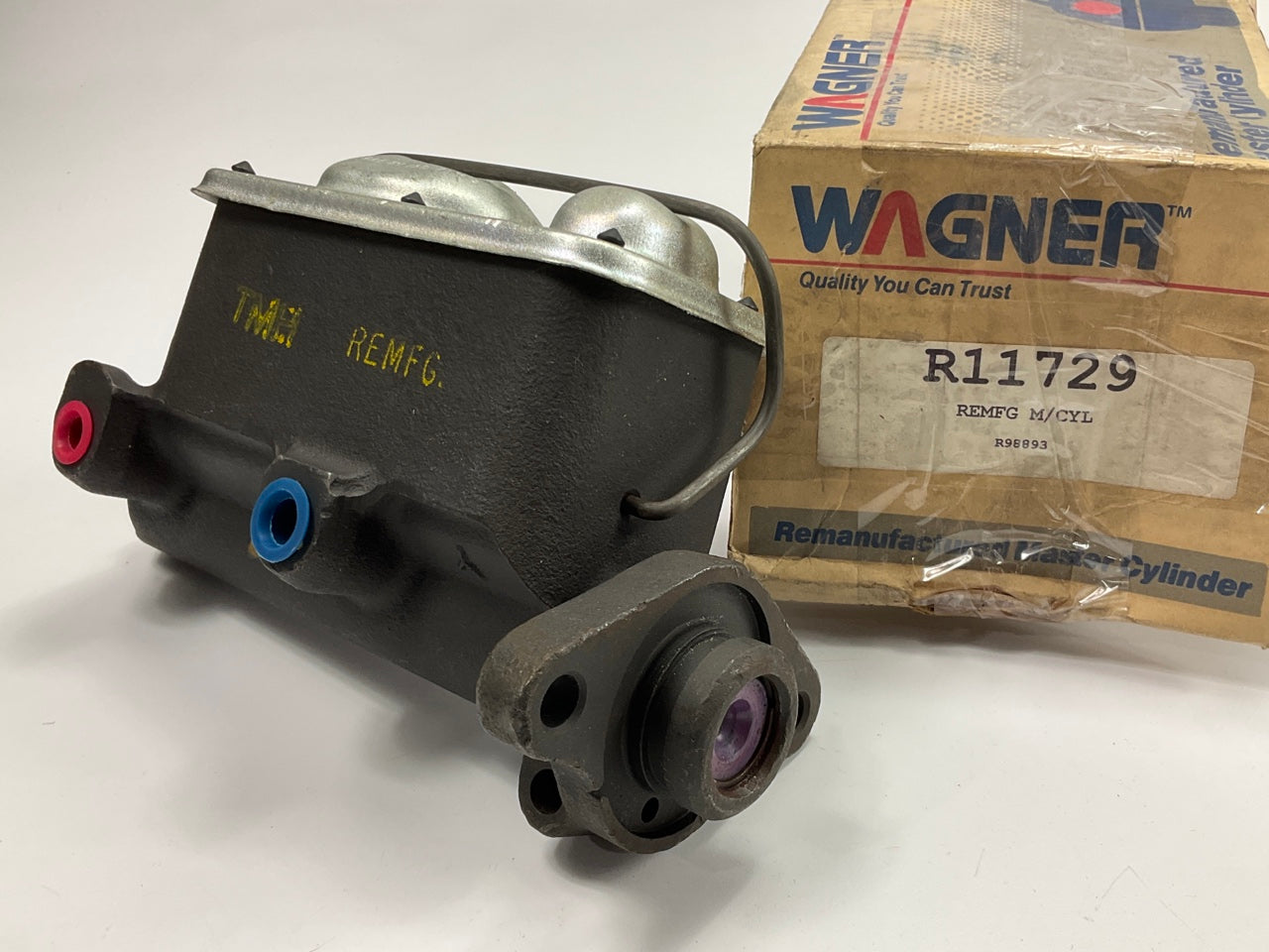 REMAN. Wagner R11729 Brake Master Cylinder (w/Power Brakes)