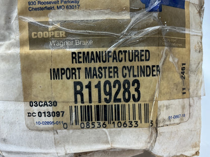 REMAN. WAGNER R119283 Brake Master Cylinder For 1989-1995 Mazda MPV