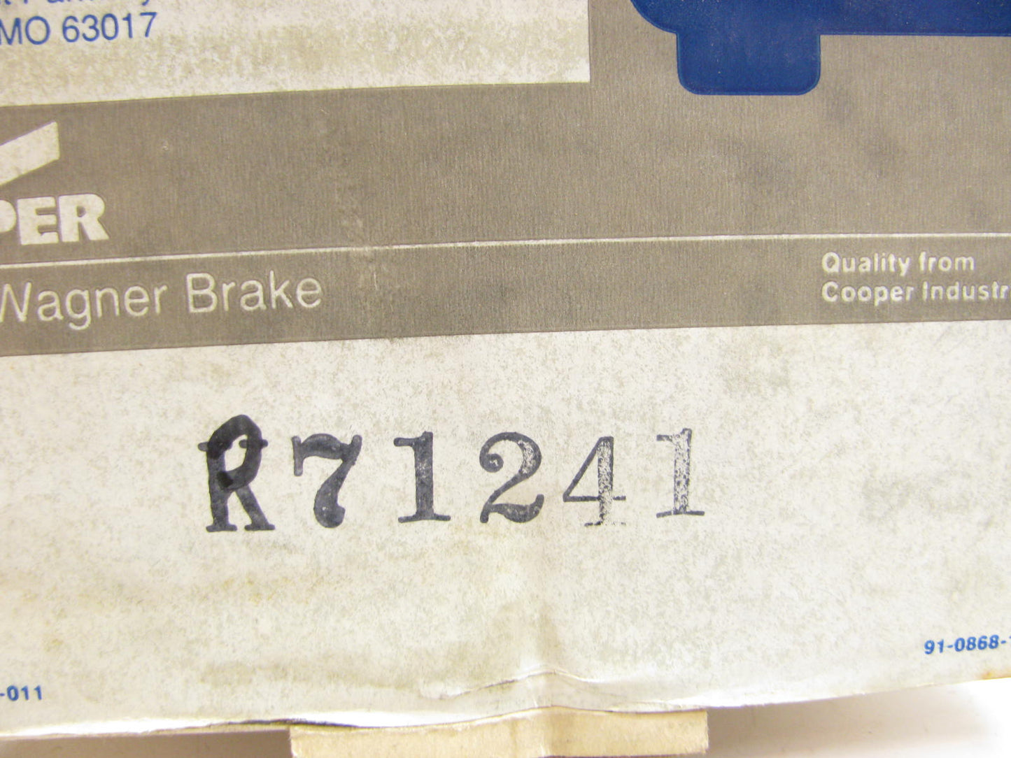 Wagner Reman Brake Master Cylinder 68-70 Calais DeVille Fleetwood 74 P10 P15 Van