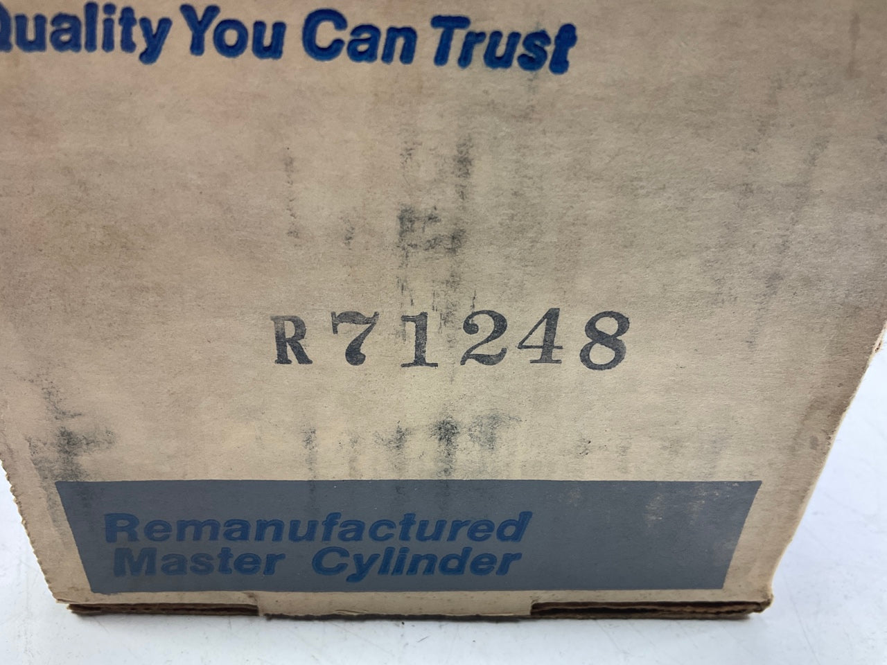 REMAN. Wagner R71248 Brake Master Cylinder