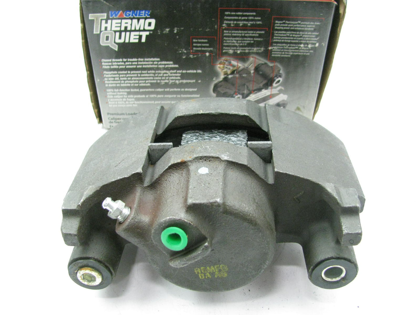 Wagner TQM25006 Remanufactured Disc Brake Caliper & Pads - Front Left