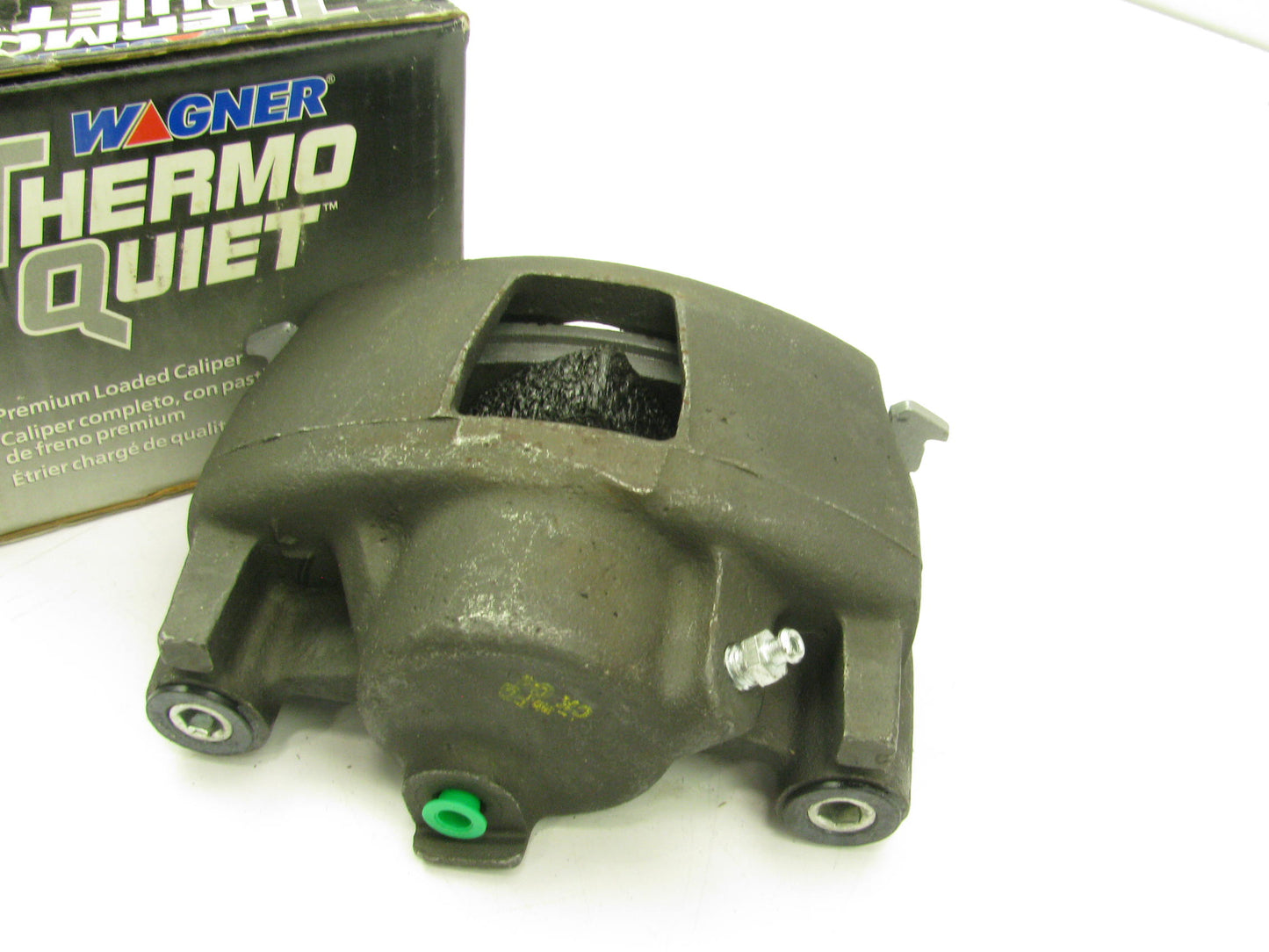 REMAN Wagner ThermoQuiet TQM25026  Front Left Brake Caliper & Pads