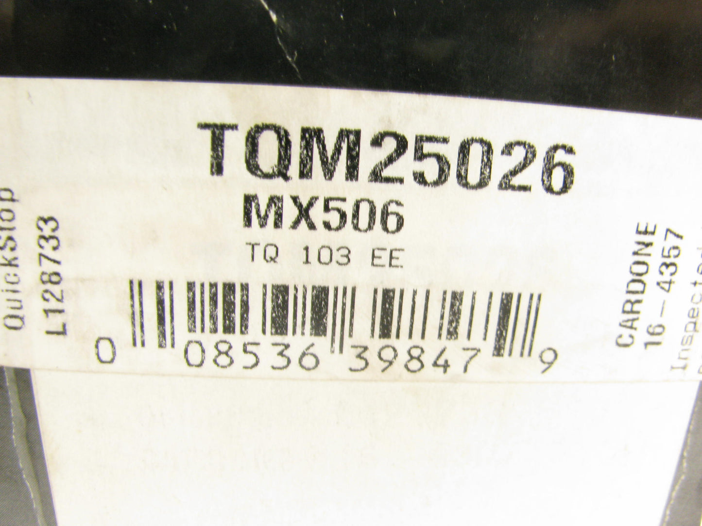 Wagner TQM25026 Remanufactured Disc Brake Caliper & Pads - Front Left