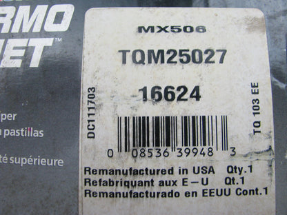 Reman. Wagner TQM25027 Front Right Side Brake Caliper With Brake Pads