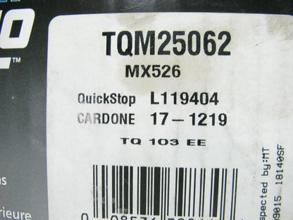 Wagner TQM25062 Remanufactured Disc Brake Caliper - Front Left