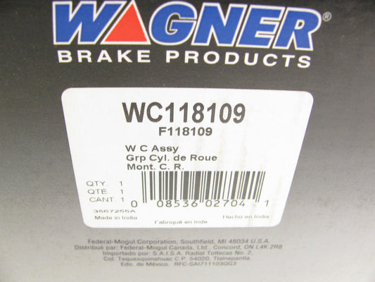 Wagner WC118109 Drum Brake Wheel Cylinder - Rear Right Lower