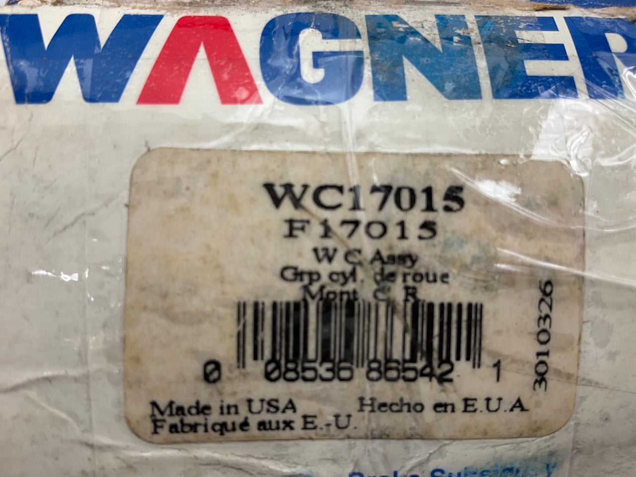 Wagner WC17015 Rear Right Lower Drum Brake Wheel Cylinder