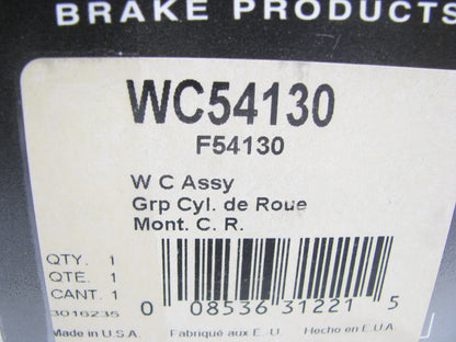 (2) Wagner WC54130 Drum Brake Wheel Cylinder - Rear