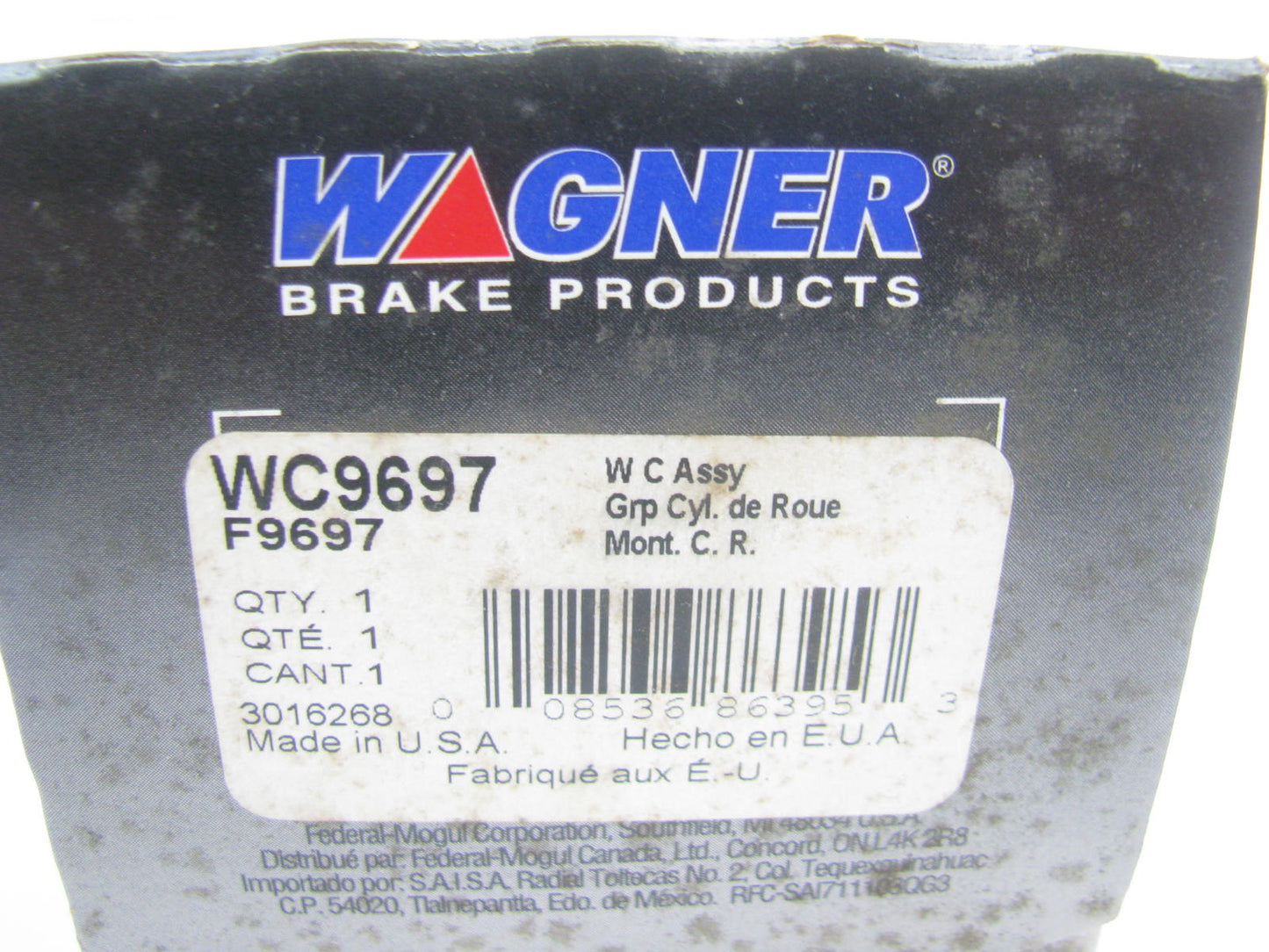 Wagner WC9697 Drum Brake Wheel Cylinder - Front Left