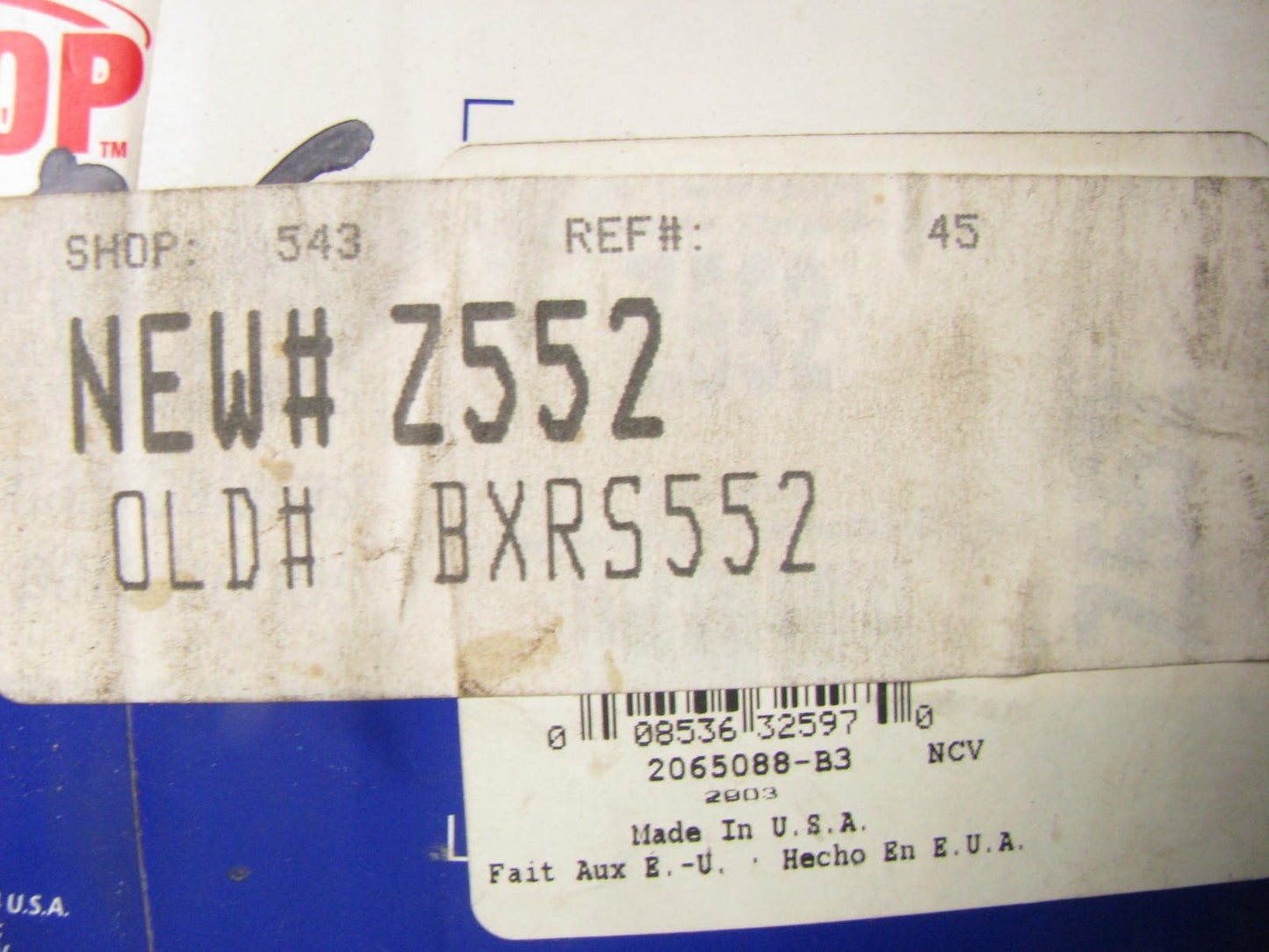 Wagner Z552 REAR Drum Brake Shoes