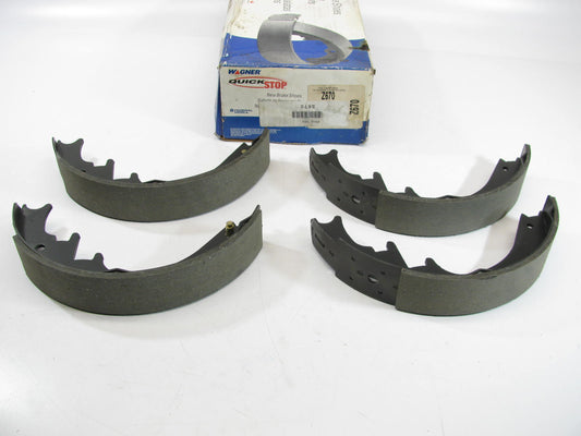 Wagner Z670 Rear Drum Brake Shoes - 10'' X 1-3/4''