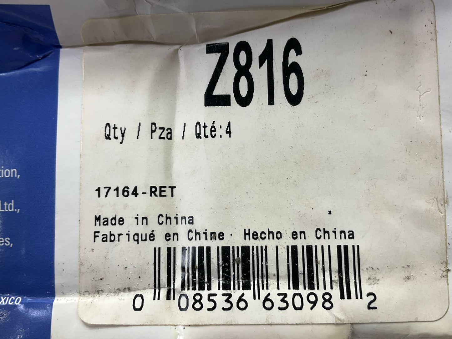 Wagner Z816 Rear Parking Brake Shoes