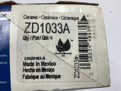 Wagner ZD1033A Rear Ceramic Disc Brake Pads