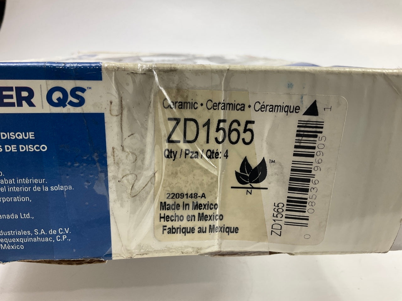 Wagner ZD1565 Front Ceramic Disc Brake Pads
