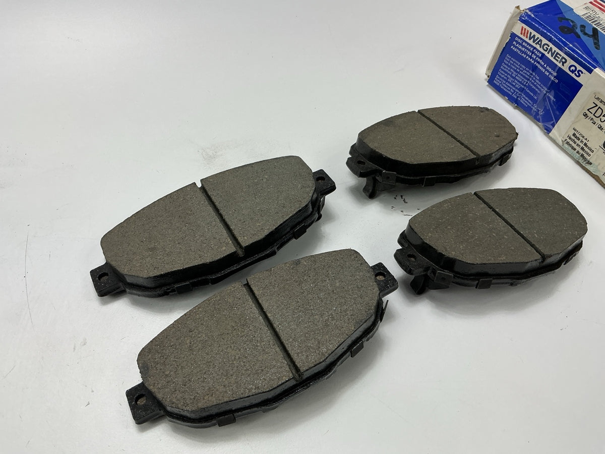 MISSING HARDWARE - Wagner ZD571 Front Disc Brake Pads