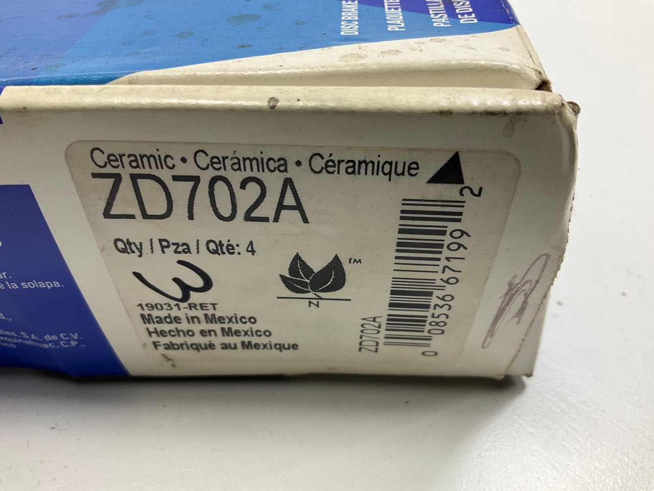 MISSING HARDWARE - Wagner ZD702A Rear Ceramic Disc Brake Pads