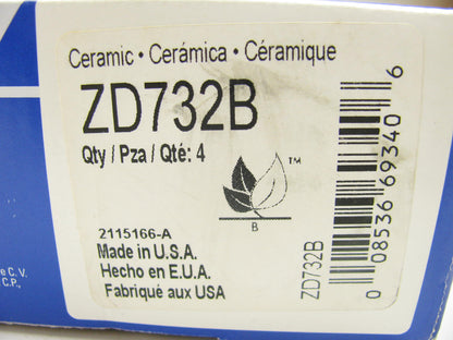 Wagner ZD732B Rear Disc Brake Pads