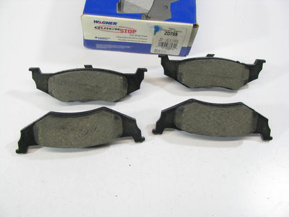 Wagner ZD759 Ceramic Disc Brake Pad Set - Rear