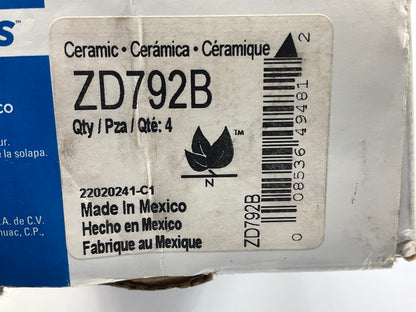 MISSING HARDWARE - Wagner ZD792B Rear Quick Stop Disc Brake Pads