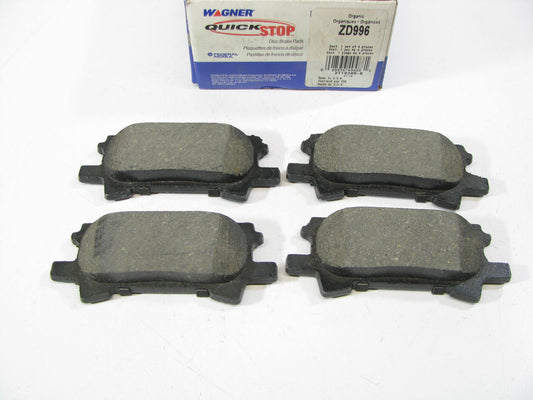 Wagner ZD996 Ceramic Disc Brake Pad Set - Rear