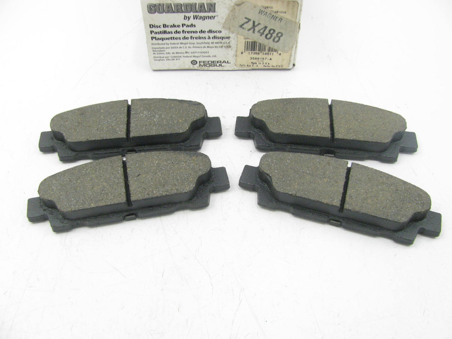 Wagner ZX488 Rear Disc Brake Pads For 1990-1992 Lexus LS400