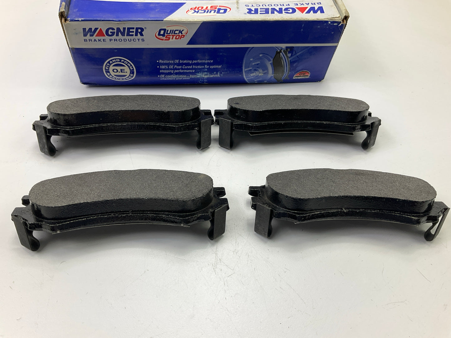 MISSING ALL HARDWARE - Wagner ZX507 Front QuickStop Disc Brake Pad