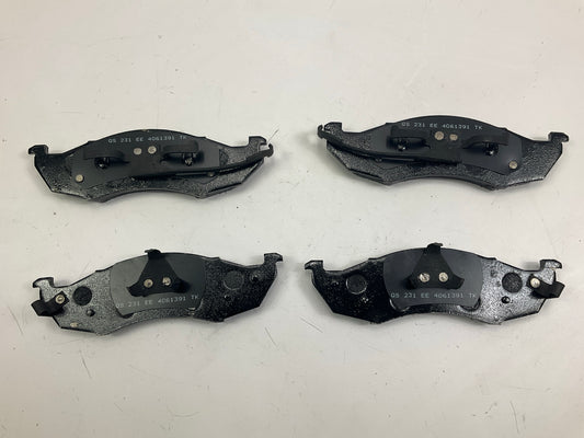 MISSING BUSHINGS - Wagner ZX576 Front Semi-Metallic Disc Brake Pads